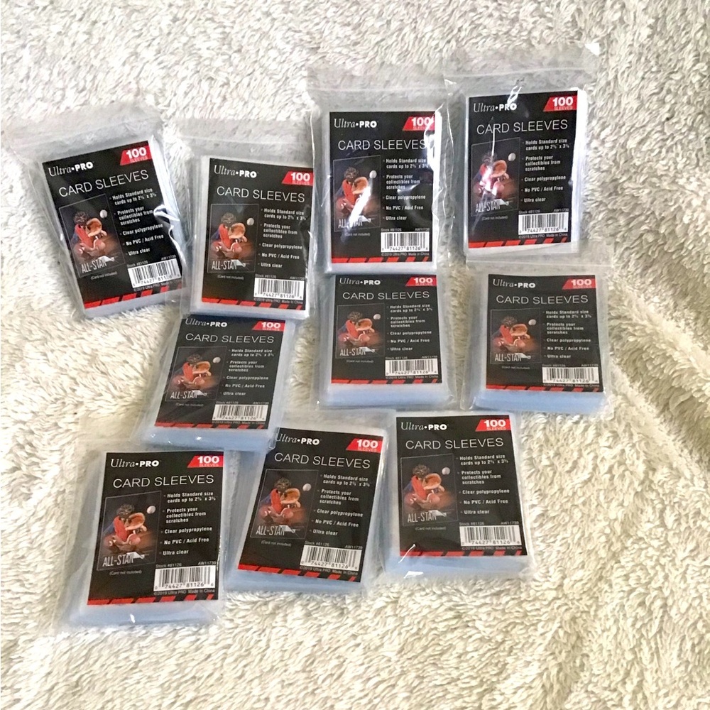 1000 Ultra Pro Standard Penny Soft Card Sleeves